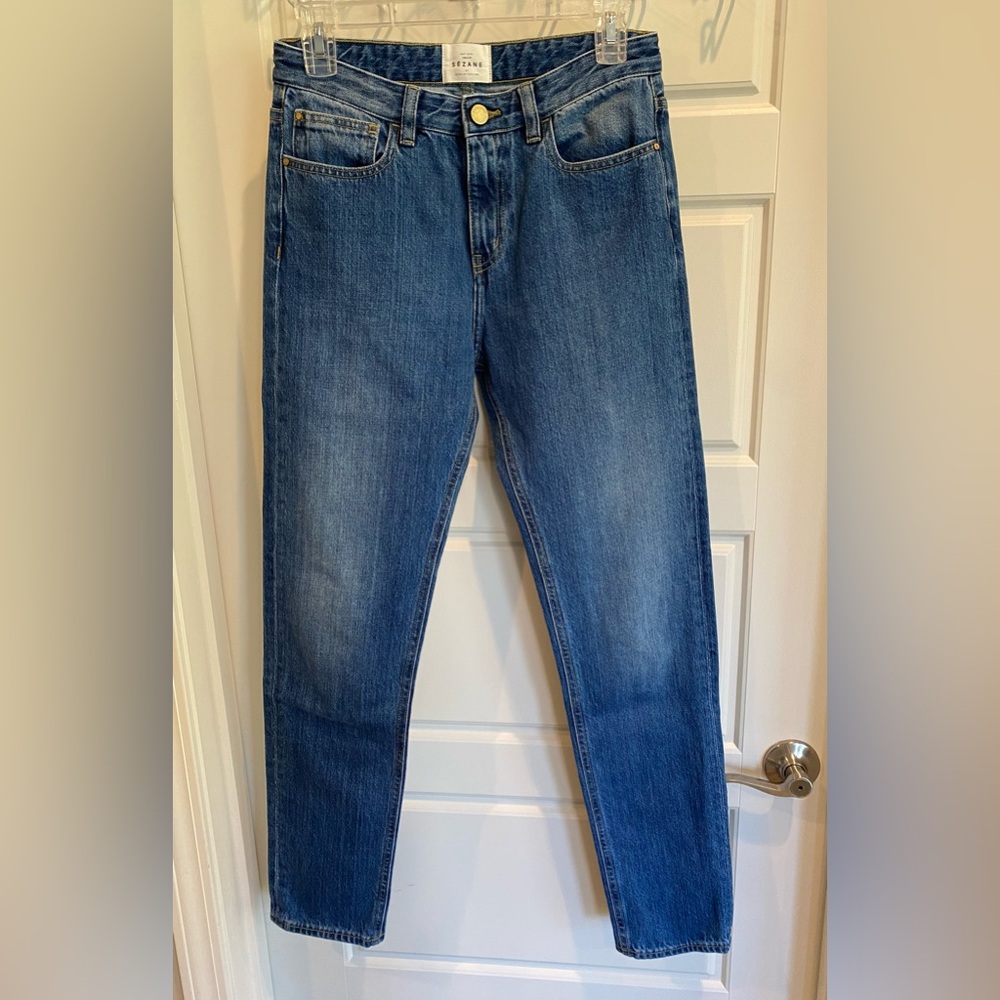 Sezane Denim Regular Jeans Trousers Pants Size 38 /US 6 Sézane - Picture 4 of 11